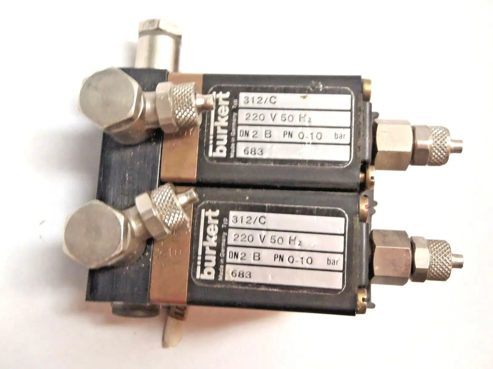 312/C | Burkert  with Lutze LRC-V3-N 0,68 LOT OF 2 - Used