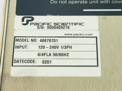 Used Pacific Scientific SC902 Servo Drives Michigan US | Maverick Industrial Sales #1495924