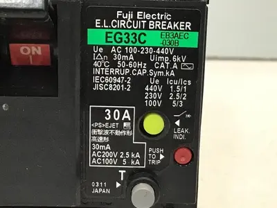 USED FUJI ELECTRIC EG33C EB3AEC-030B