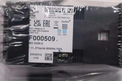 NEW GEFRAN - F000509 - SINGLE DISPLAY CONTROLLER - TYPE 401-DDR-0 STOCK H518A