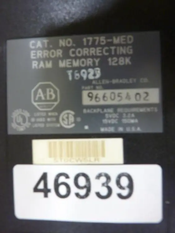 Used ALLEN BRADLEY 1775-MED Robot Parts Michigan US | Ideal Machinery #756758