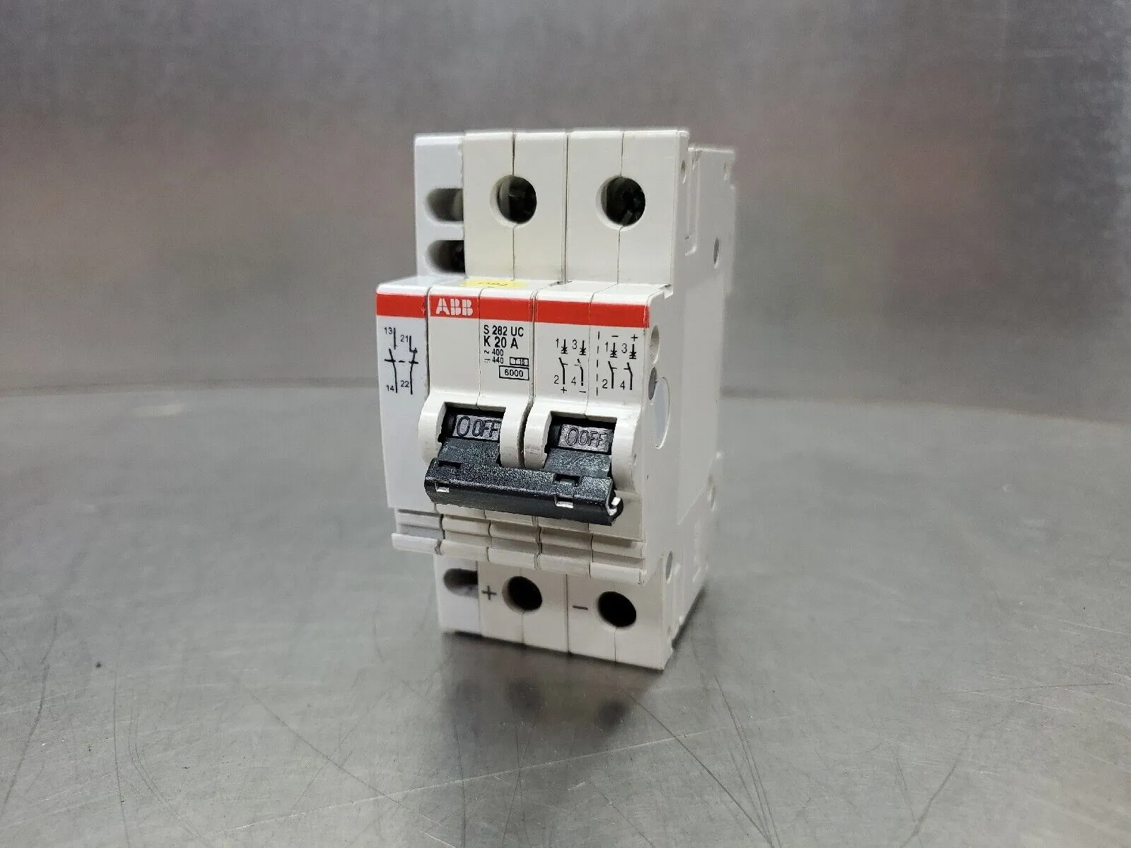 ABB S282-UC-K20A 400VAC/440VDC Circuit Breaker. 4G