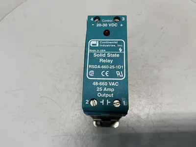 USED CONTINENTAL INDUSTRIES RSDA-660-25-1D1