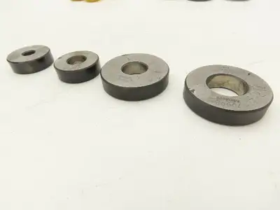 Mitutoyo 177 Holtest Bore Gage Steel Setting Rings .35" .50" .65" .80"  Lot of 4