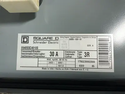 Used SQUARE D 8940SSC4010S Motor Controllers Ohio US | HGR 24 #1542111