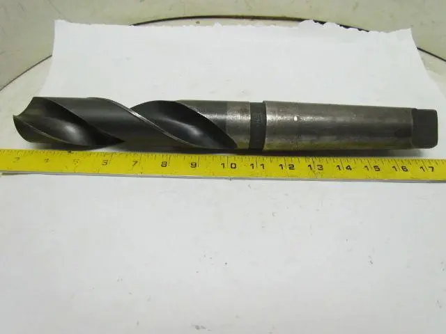 National 1-11/16" Morse Taper No. 5MT Shank Drill Bit 15" OAL