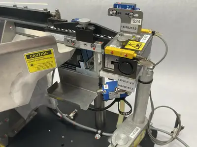 USED WEBER SCREWDRIVING GENTLE VIBRATORY STEP FEEDER SYSTEM, VERY LOW NOISE EMISSIONS