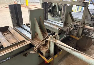 18" X 27" HYDMECH MODEL #S25-A HORIZONTAL SWIVEL MITER AUTOMATIC BAND SAW: YOBRO #25047