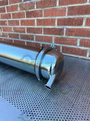 Stainless Steel  Shell / Tube w/  Micron Filter 8.5" x 40"