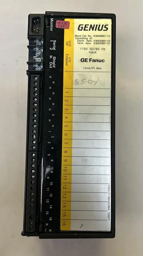USED GE FANUC IC660BBD110