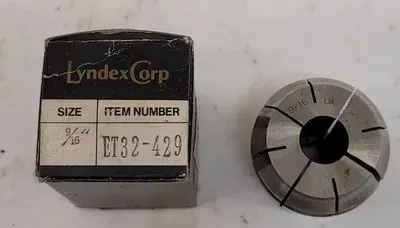 UNBRANDED 5-PIECE COLLET SET: CENTAUR, LYNDEX, SYIC, ERI AMERICA ER32 AND TG-0531 SIZES