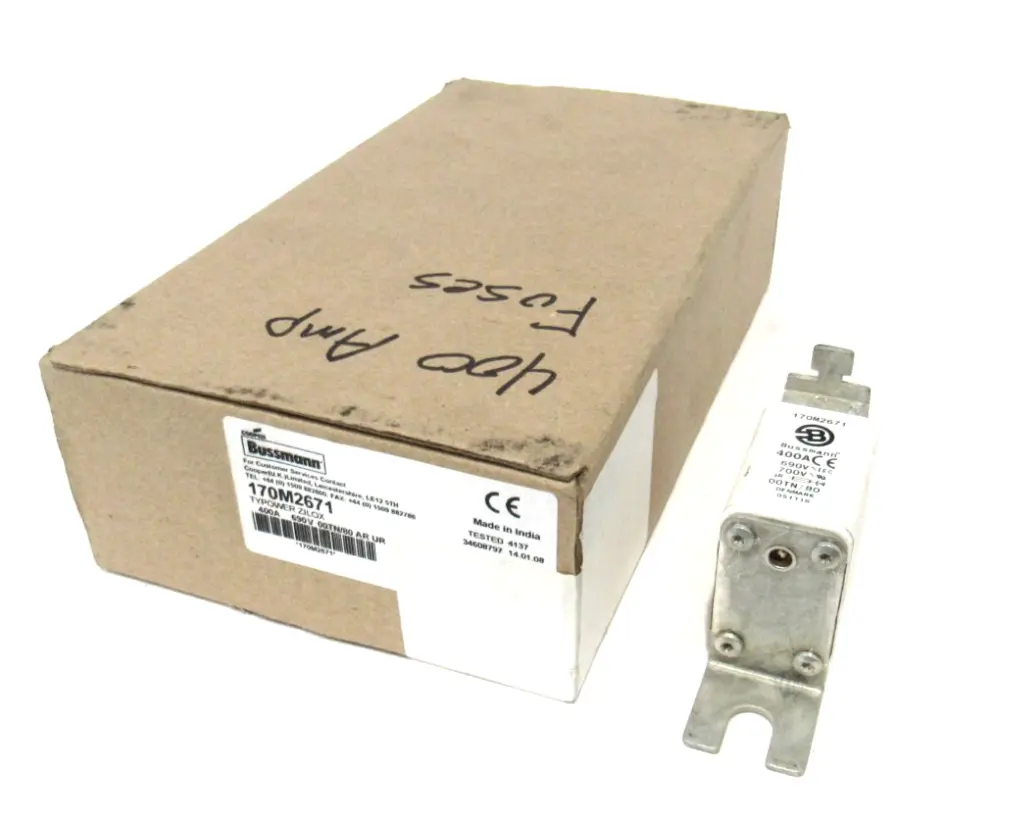 BOX OF 5 NEW BUSSMANN 170M2671 FUSES