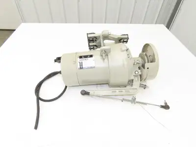 E-Z M-13 Clutch AC Motor For Industrial Sewing Machine 1/2Hp 220VAC 3PH 1720 RPM