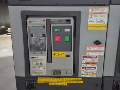Magnum DS 600V 3200A 65kA Switchgear Lineup w/ MDS616 & MDS632 Breakers
