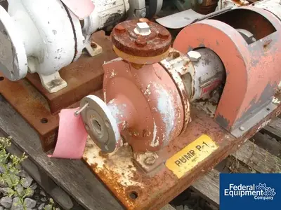 USED Durco 1.5" X 1" X 6" DURCO CENTRIFUGAL PUMP D4 ALLOY 3 HP