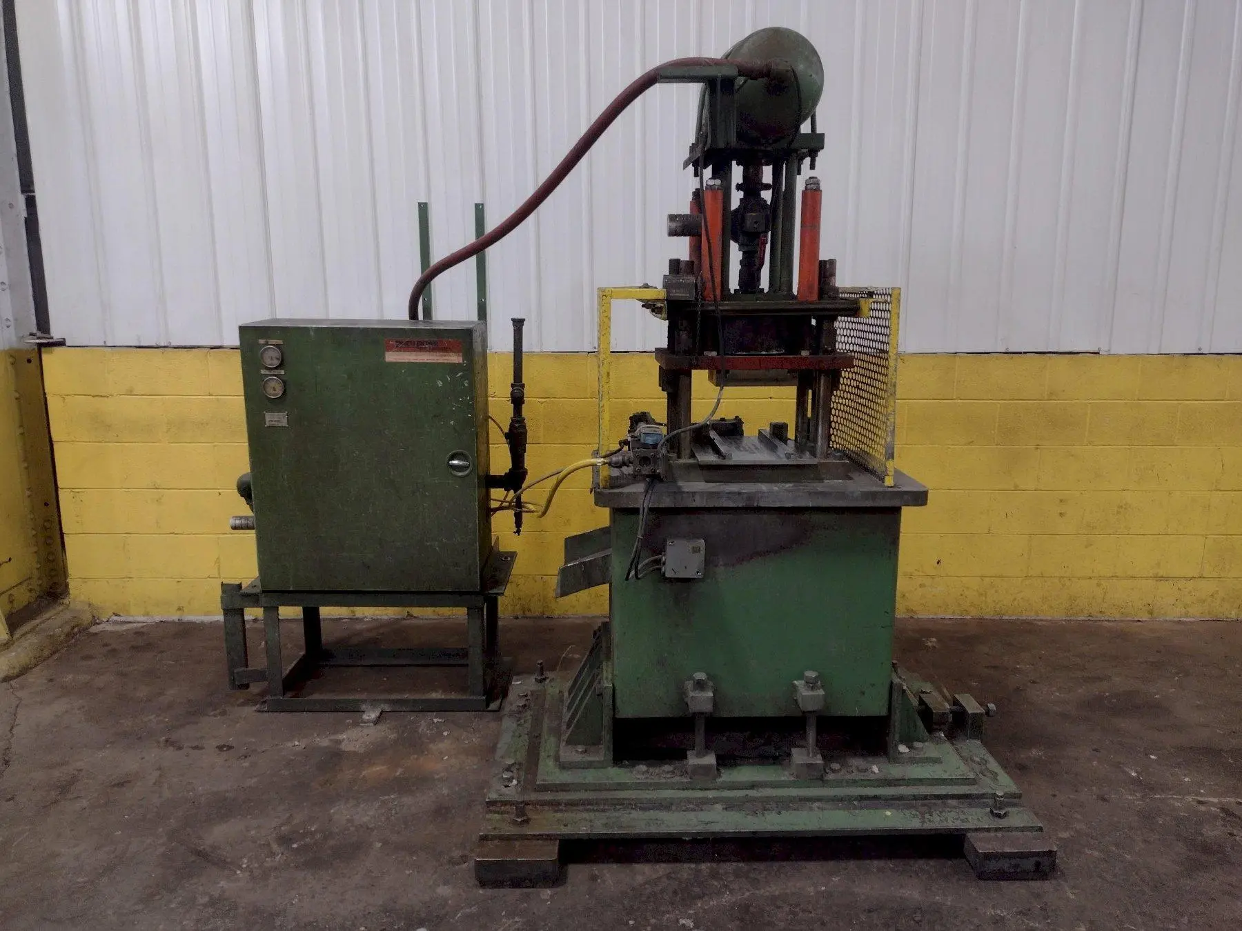 7 TON X 14" WIDE AIRAM PNEUMATIC CUTOFF PRESS: STOCK #17188
