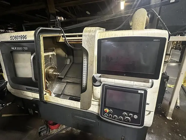 Used DMG MORI NLX 2500/700 2 AXIS CNC LATHE WITH CHIP BLASTER AND CONVEYOR CNC Lathes | Harbor Machinery Inc. #1283417