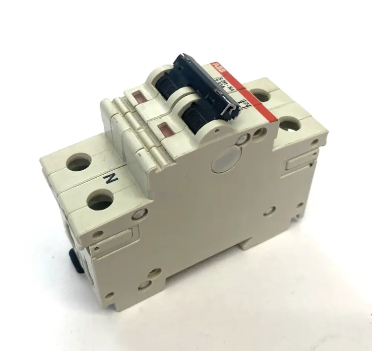 Used ABB Miniature Circuit Breaker 2-Pole, DIN Rail Contact Circuit Breakers Michigan US | Maverick Industrial Sales #1389420