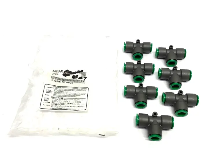 Used SMC FLAME RESISTANT UNION TEE FITTING 1/2" OD Valves/Fittings | Maverick Industrial Sales #1102678