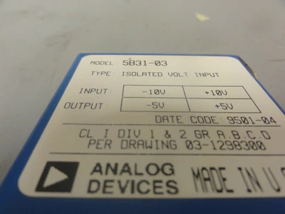 NEW ANALOG DEVICES SB31-03