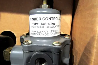 NEW FISHER 67CFR-239 PRESSURE REGULATOR 250 PSI 672CFR239
