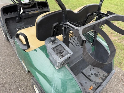 (1) 2015 E-Z-Go golf cart with a Kawasaki gas engine, does not include Club canopy, includes ball wa...