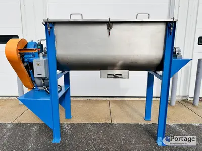 USED ROSS MIXERS 18-CU.FT. STAINLESS STEEL RIBBON BLENDER