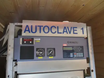 Getinge Allen-Bradley #6612 AR2 Sterilizer Autoclave +Cart+Generator/Amsco/26x26x48"