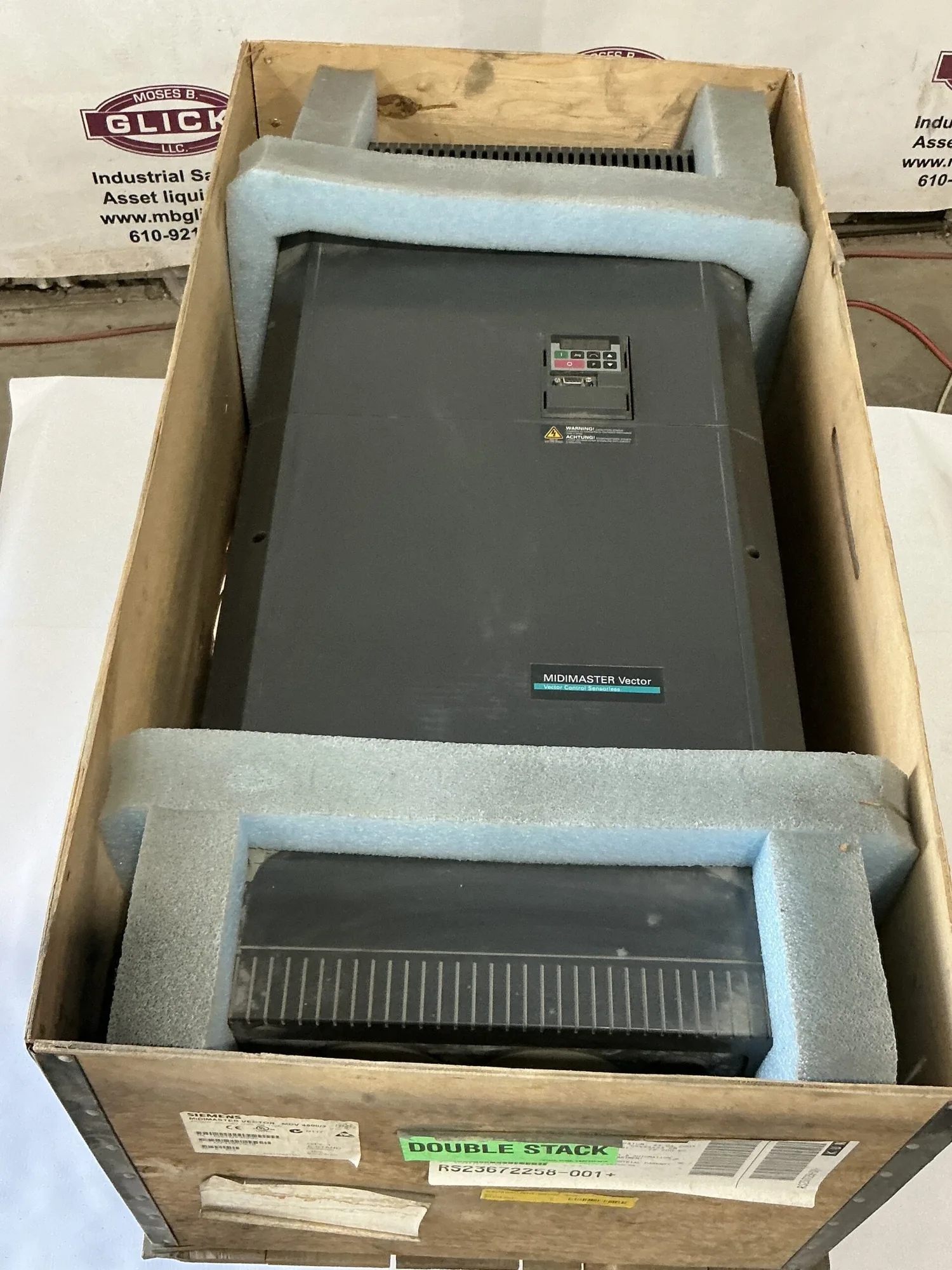 Siemens 6SE3228-4DK40 60 Hp Midimaster Vector Ac Drive MDV 4500/3 VFD