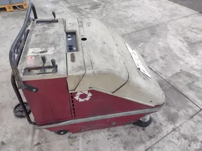 POWERBOSS MODEL #WS35E WALK BEHIND ELECTRIC SWEEPER: STOCK #21655