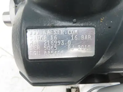 Kaeser ASD 25 Sigma 16 Rotary Screw Air Compressor Air End 25Hp 16bar