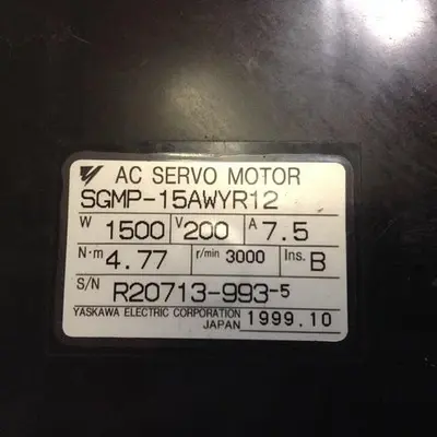 USED YASKAWA SGMP-15AWYR12