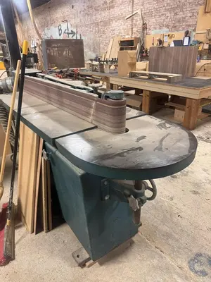 Used WHIRLWIND 855 DOUBLE TABLE OSCILLATING EDGE SANDER Edge Sanders Texas US | South Texas Machinery #1339108