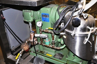 Westfalia SA 1-02-175 pilot plant separator, 316 SS.