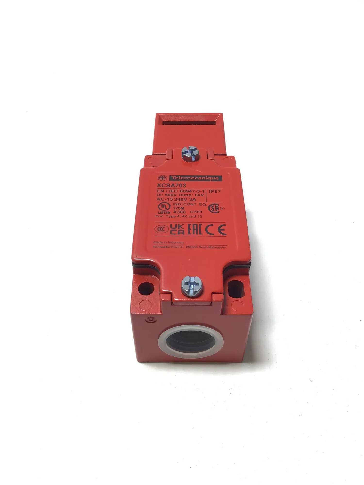 Telemecanique XCSA703 Safety Limit Switch Interlock 3A 6kV