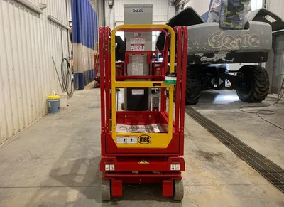 New | in-Stock 2026 MEC MMAE16 "ALL-ELECTRIC" VERTICAL MAST LIFT Scissor Lifters Alberta CA | Adcock Equipment #1417612