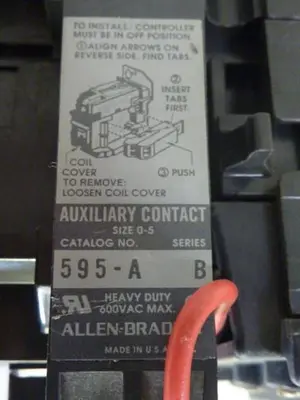 USED ALLEN BRADLEY 509-BOD SER B W52