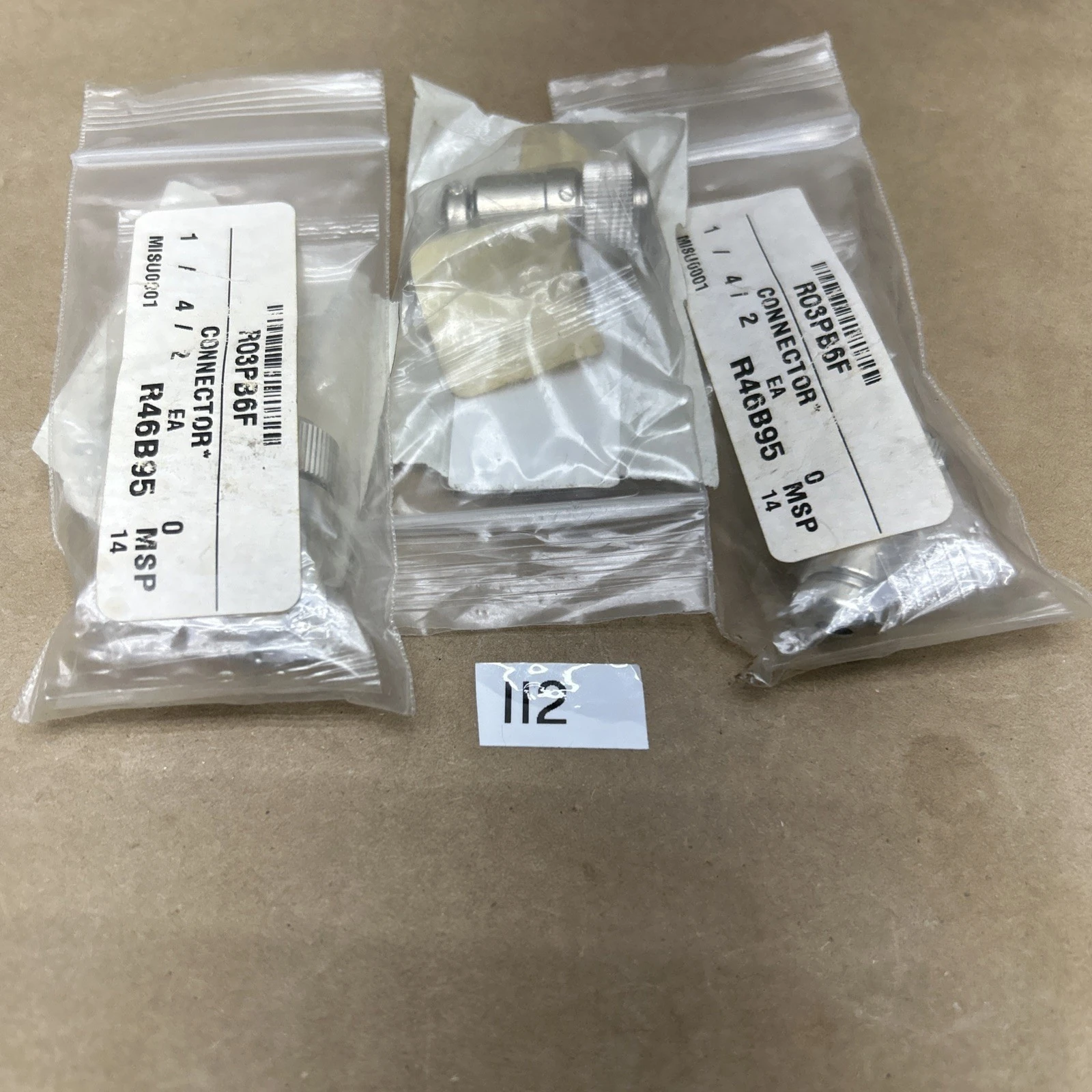 (3) NEW RO3PB6F Circular Connector Plugs Fast Shipping!+ Warranty