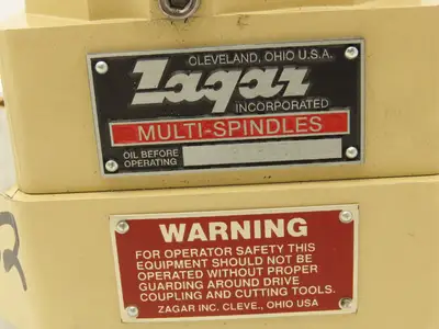 Zagar Mult-Spindles 200 Series Gearless 6-Spindle Drill & Tap Head