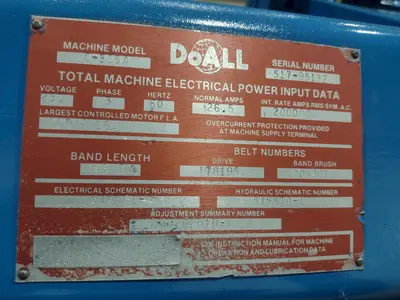 USED DOALL C-305A