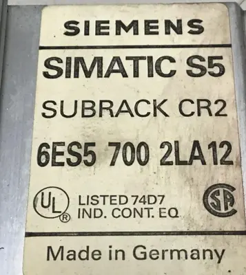 USED SIEMENS 6ES5 700-2LA12