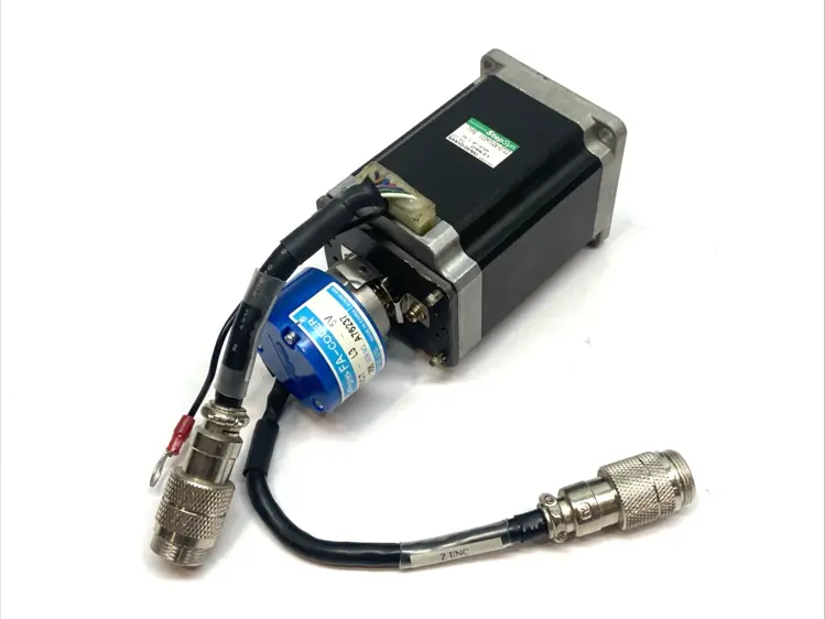 Used Sanyo Denki Step-Syn 2-Phase Stepping Motor w/ 35-1000CT-L3-5V Motors (misc) Michigan US | Maverick Industrial Sales #1392241