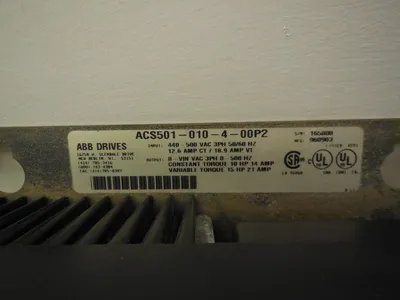 ABB ACS501-010-4-00P2 DRIVE ACS501010400P2