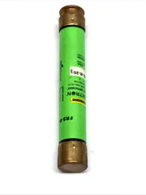 USED BUSSMANN 600V/300VDC CLASS RK5 DUAL-ELEMENT TIME-DELAY FUSE