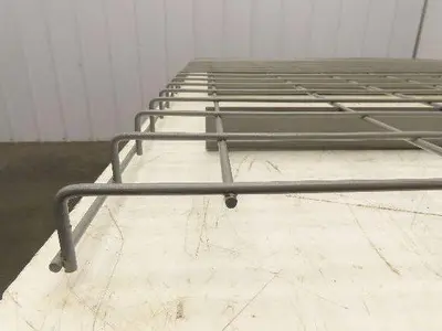 New Pallet Rack Wire Deck 42x58" Waterfall 4 Step Channel Racking 2500lb Mesh