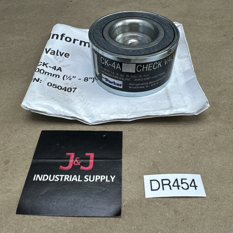 New | in-Stock Parker Hannifin CK-4A4 Valves/Fittings Indiana US | J&J Industrial Supply #919735