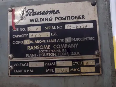 USED RANSOME 5-P