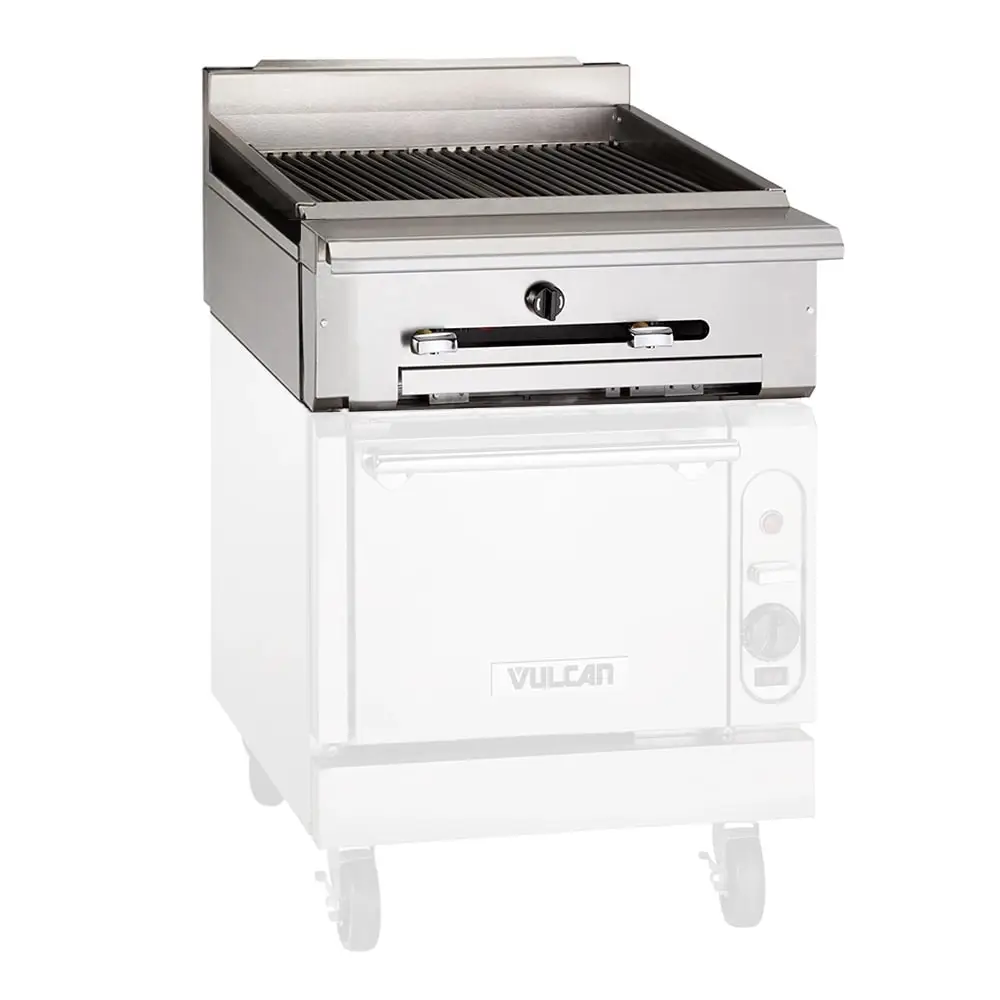 Vulcan VTC24 24" Gas Range Charbroiler - Modular, Liquid Propane