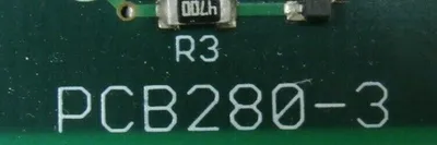 USED 280-3 CIRCUIT BOARD REV 03 FREQ'Y 3.68656 MHZ PCB280-3 2803