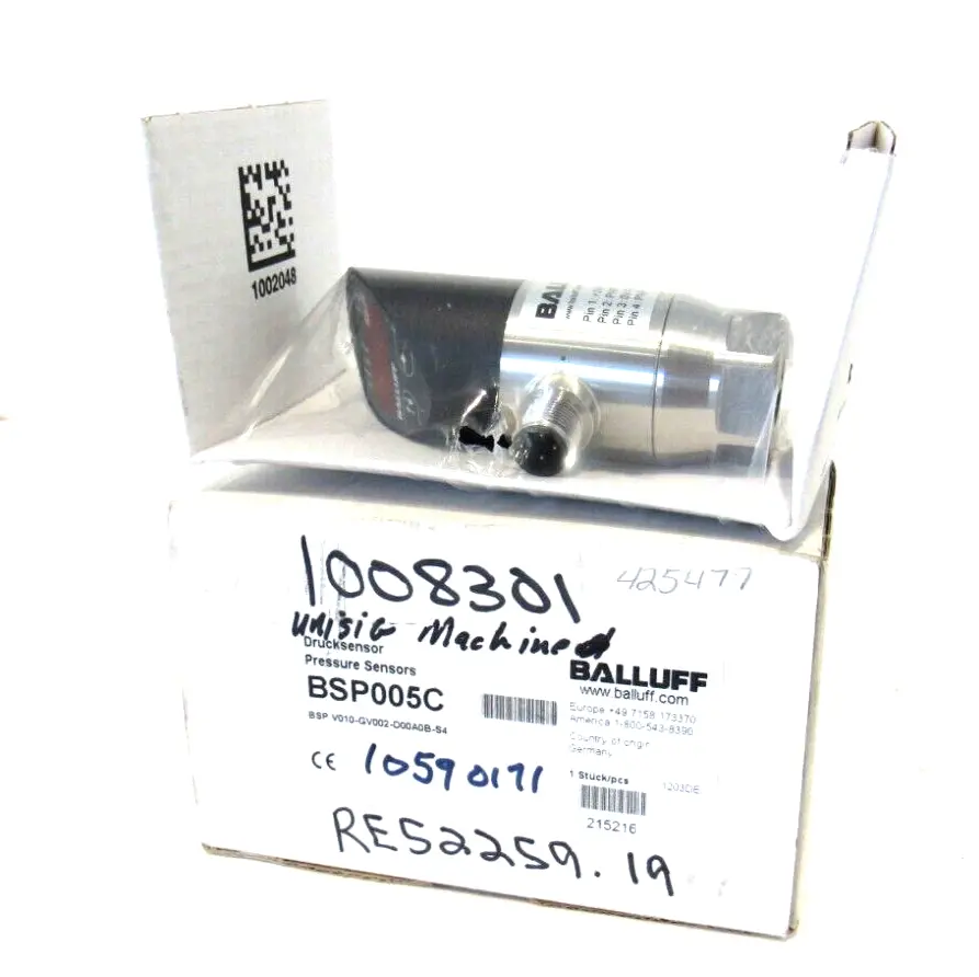 NEW BALLUFF BSP V010-GV002-D00A0B-S4 PRESSURE SENSOR BSP005C BSPV010GV002D00ABS4